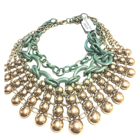Free People Sunshine Collar Necklace- Verdant - Picture 4 of 4